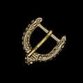 Bronze Viking Dot And Ring Buckle Replica