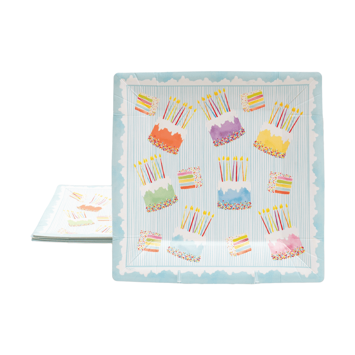 Cake Frosting Salad Plates