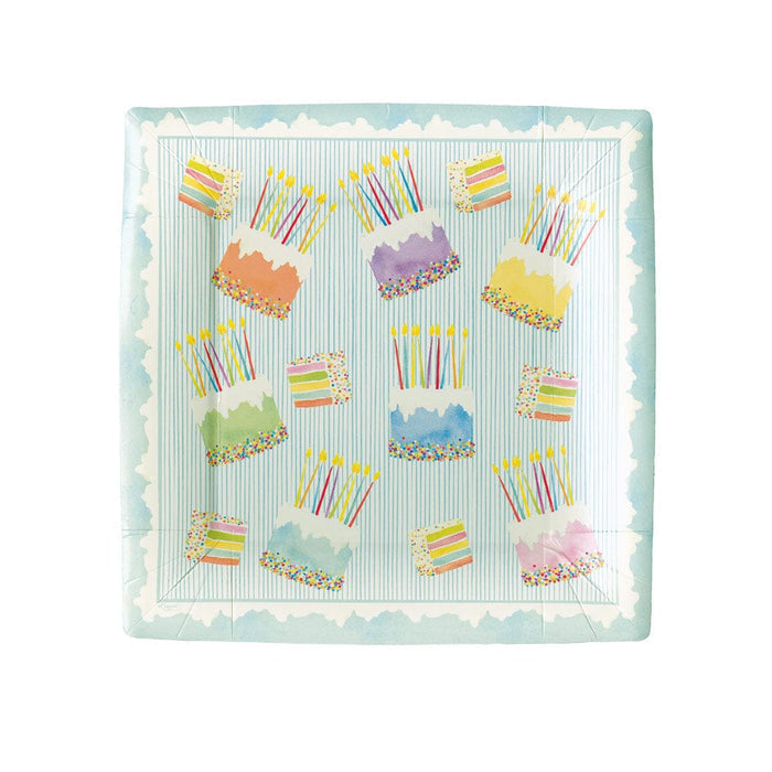 Cake Frosting Salad Plates