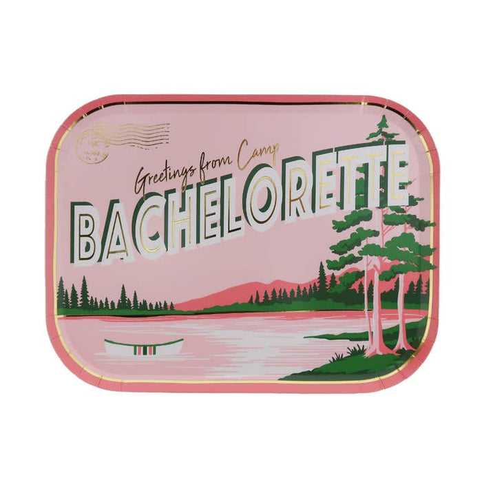 Camp Bachelorette Plates