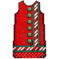 Candy Cane Border Dress