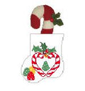 Candy Cane Heart with Cane