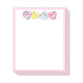 Candy Hearts Notepad