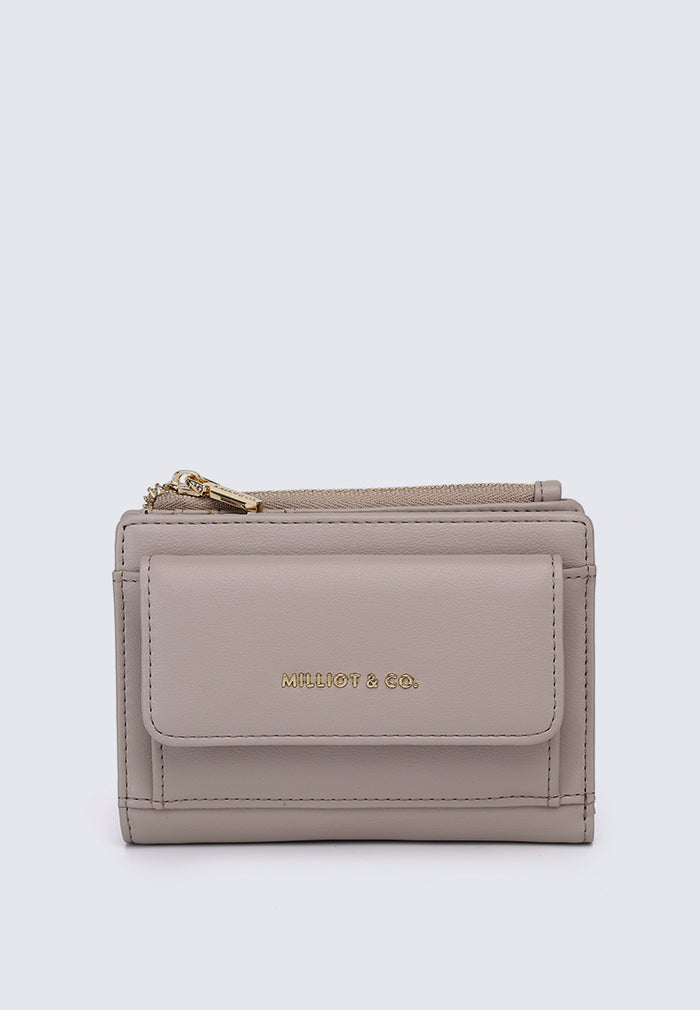 Candy Pop Top Zip Mini Wallet (Smoke)
