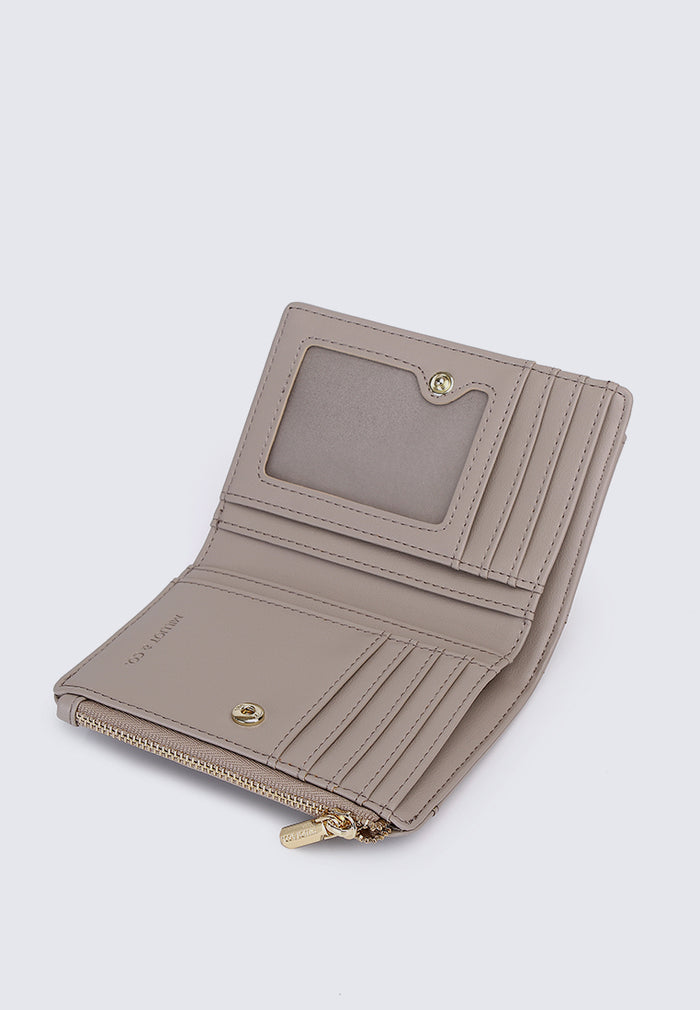 Candy Pop Top Zip Mini Wallet (Smoke)