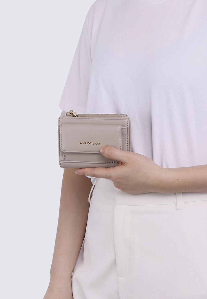 Candy Pop Top Zip Mini Wallet (Smoke)