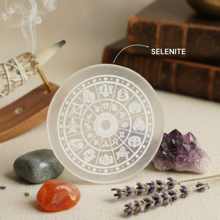 Celestial Selenite Charging Plate