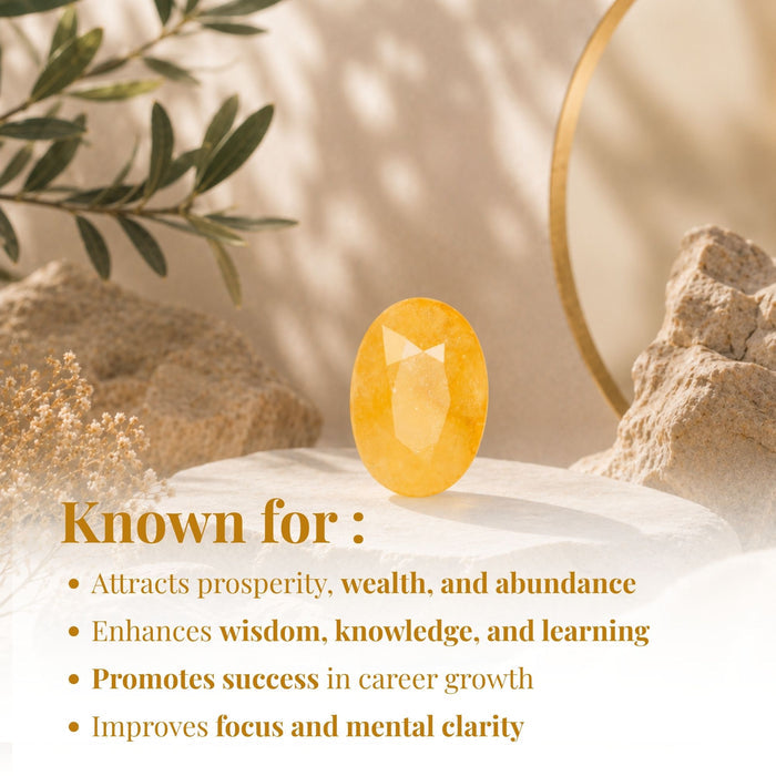 Ceylon Yellow Sapphire (Pukhraj)