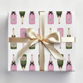 Champagne Bottle Gift Wrap