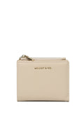 Chic Me Top Zip Mini Wallet (Beige)