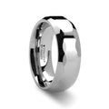 CHICAGO Tungsten Carbide Ring with Oval Facets - 8 mm