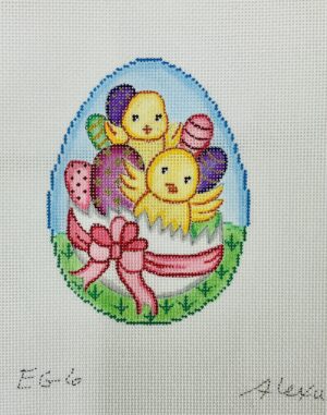 Chicks and Eggs Easter Egg
