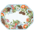 Citrus with Pine Cones Paper Placemats