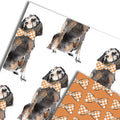 Coonhound Gift Wrap Sheets