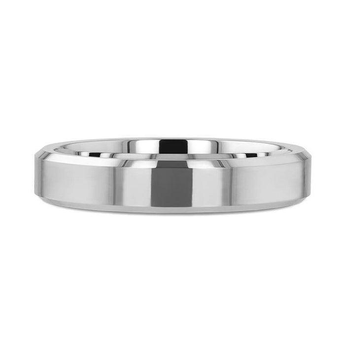 CORINTHIAN Beveled Tungsten Carbide Ring - 4mm - 12mm