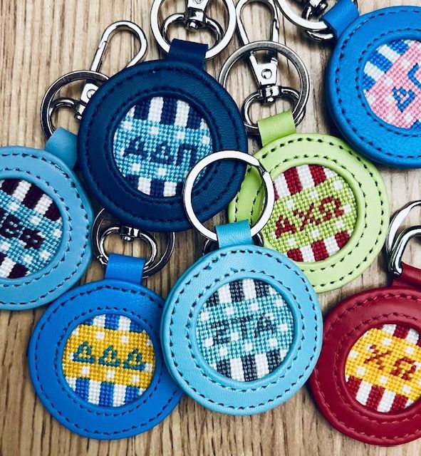 Delta Delta Delta Key Fob Insert