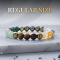 Dhanlabh Band with Pyrite, Tiger Eye, Citrine, Aventurine, Sphatik & Jade Beads