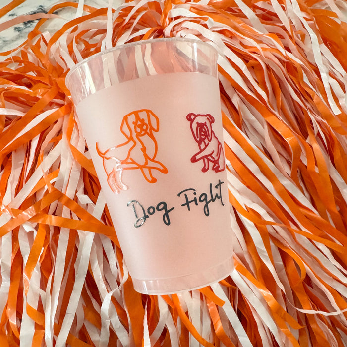Dog Fight Frosted Cups