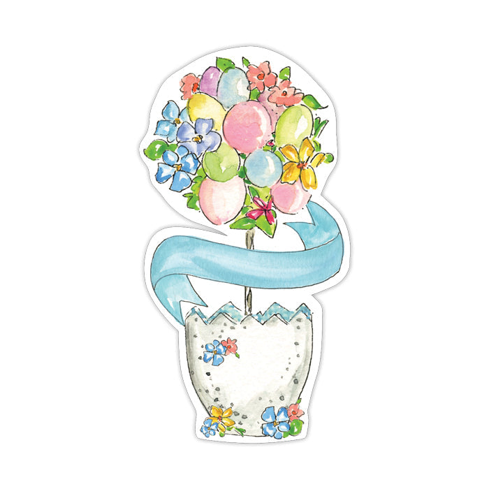 Egg Die-Cut Topiary Accents