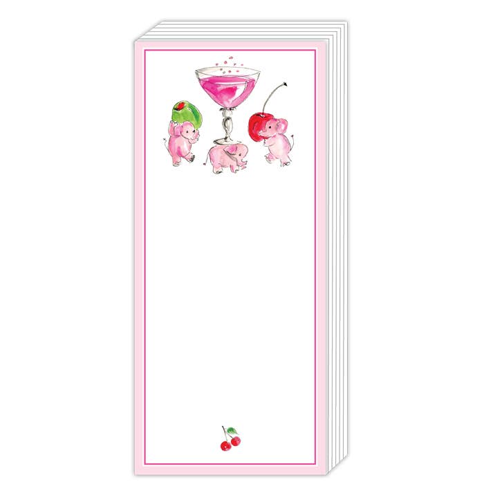 Elephant & Martinis Notepad
