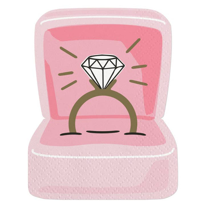 Engagement Ring Napkins