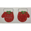 First Christmas Mittens - Red Holly