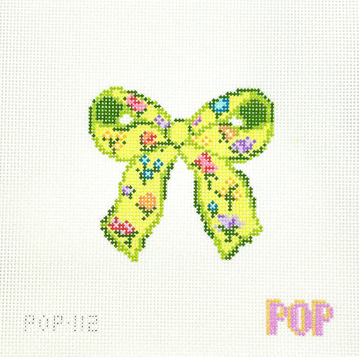 Floral Print Bow