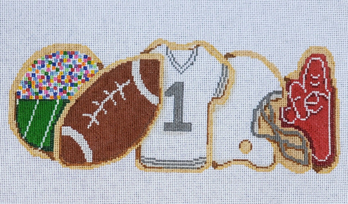 Football Cookie Row