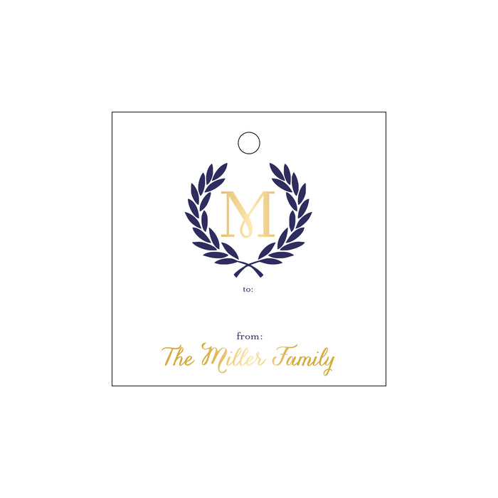 Gift Tag - Monogram T188