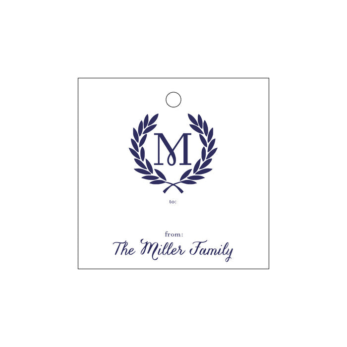 Gift Tag - Monogram T188