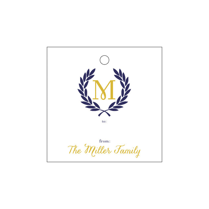 Gift Tag - Monogram T188