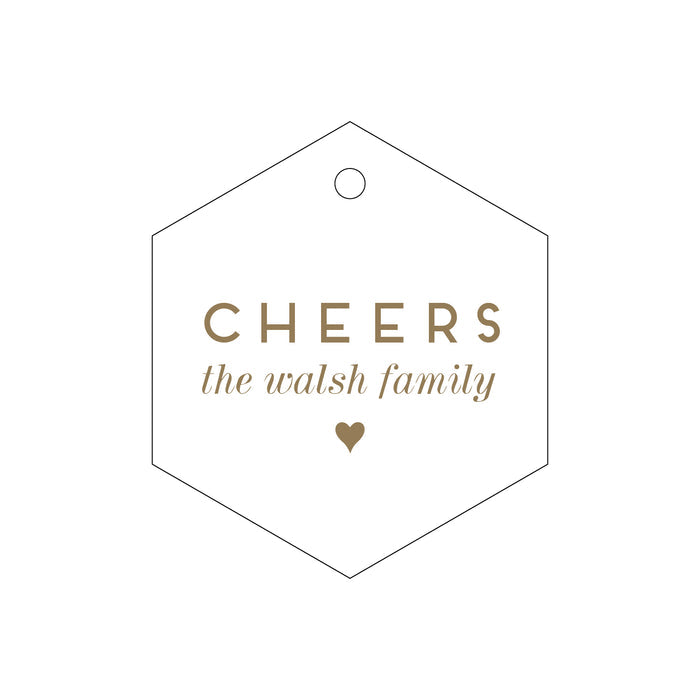 Gift Tags - Cheers T173