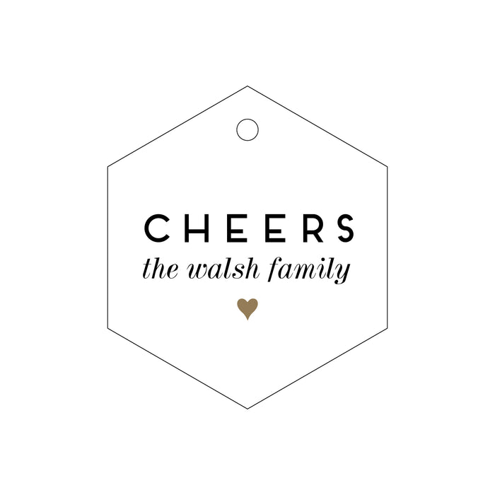 Gift Tags - Cheers T173