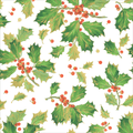Gilded Holly Gift Wrap