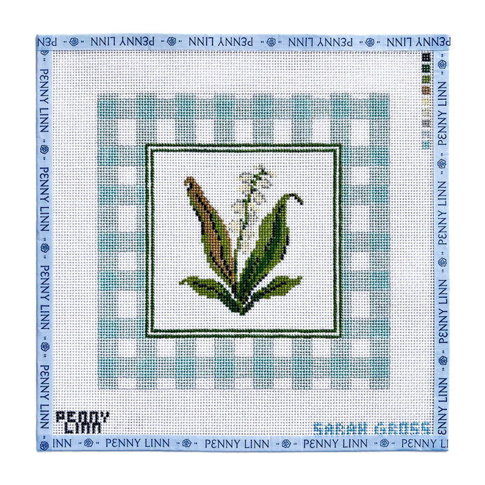 Gingham Botanical - Lily of the Valley