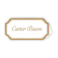 Gold Border Place Cards