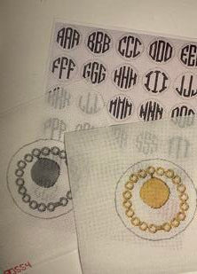 Gold Charm Monogram