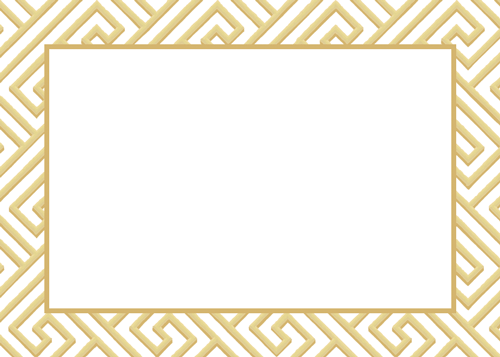 Gold Fretwork Labels