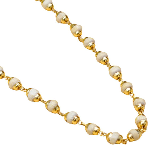 Gold Plated Tulsi Mala