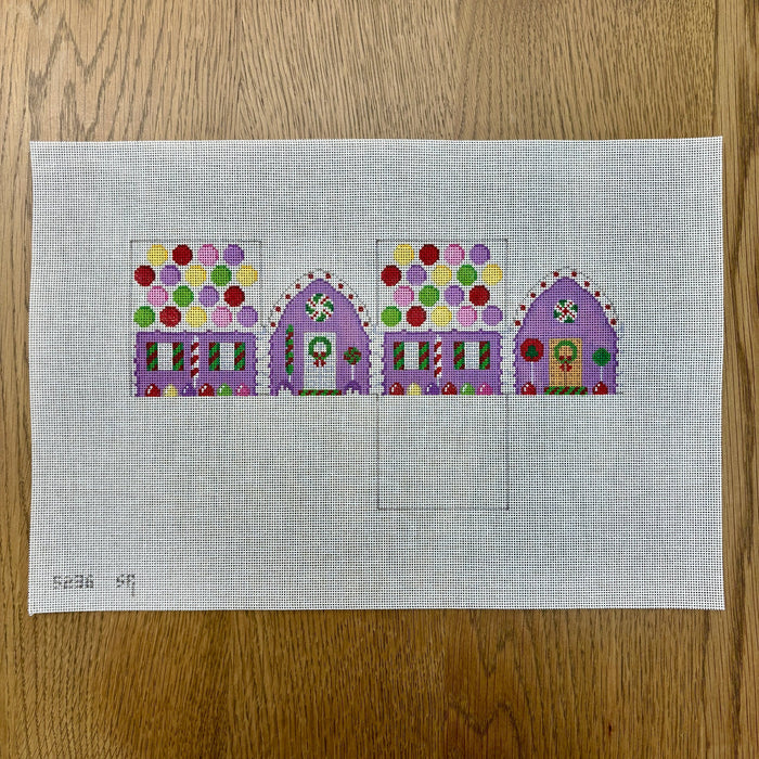 Grape with Jelly Rounds Gingerbread House