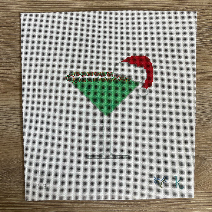 Grasshopper with Santa Hat