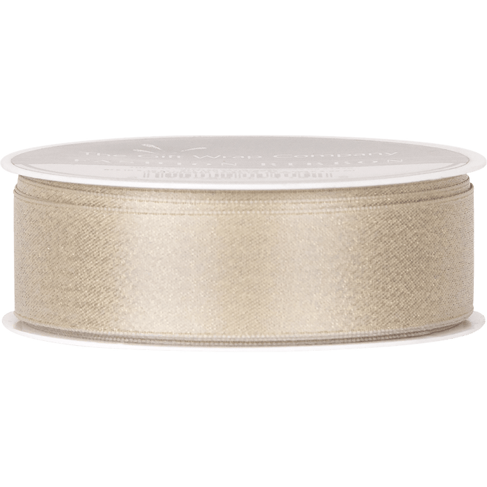 Gray Glitter Satin Ribbon