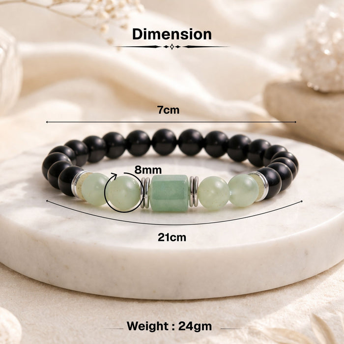 Green Aventurine Zodiac Band – Gemini (मिथुन राशि)