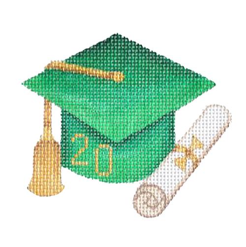 Green Graduation Cap