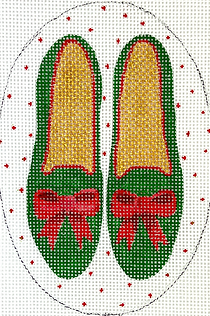 Green Velvet Shoes
