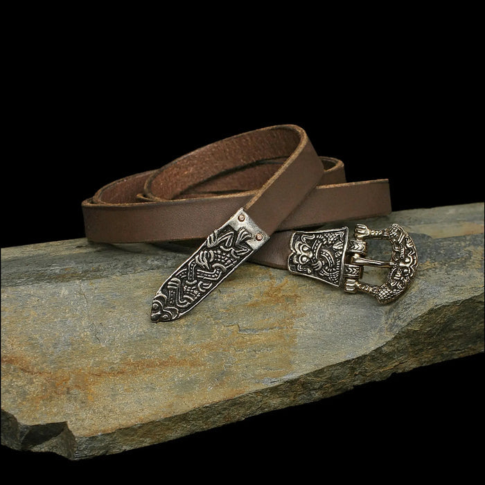 High status Vikimg belt with gripping beast fittings