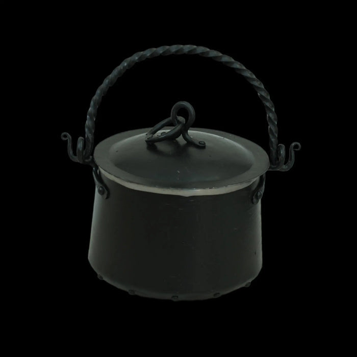 Hand-Forged Iron Cauldron - 3 Litre with Lid