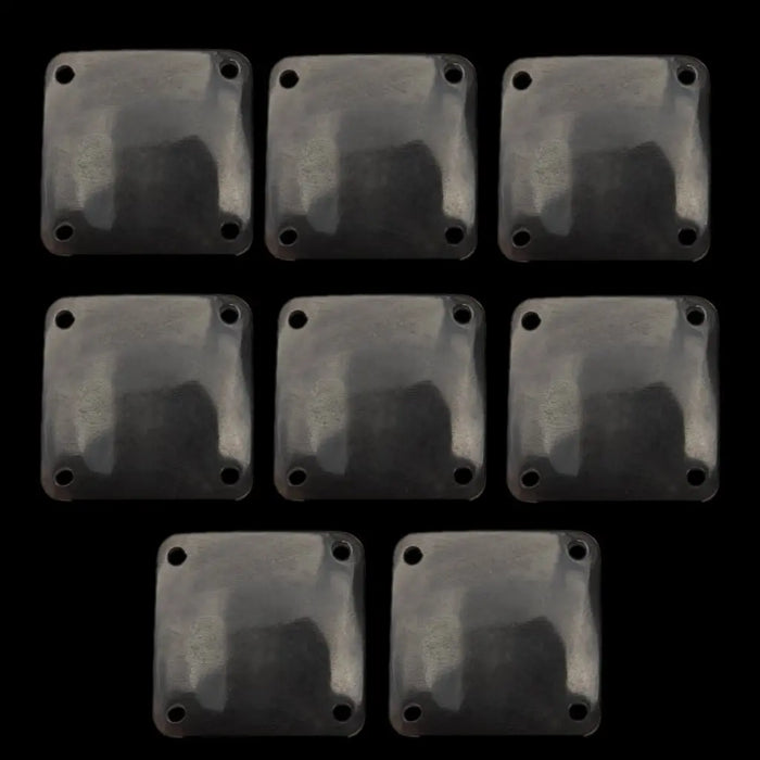 Medium Black Horn Weaving Tablets x 8 - Tablet Weaving