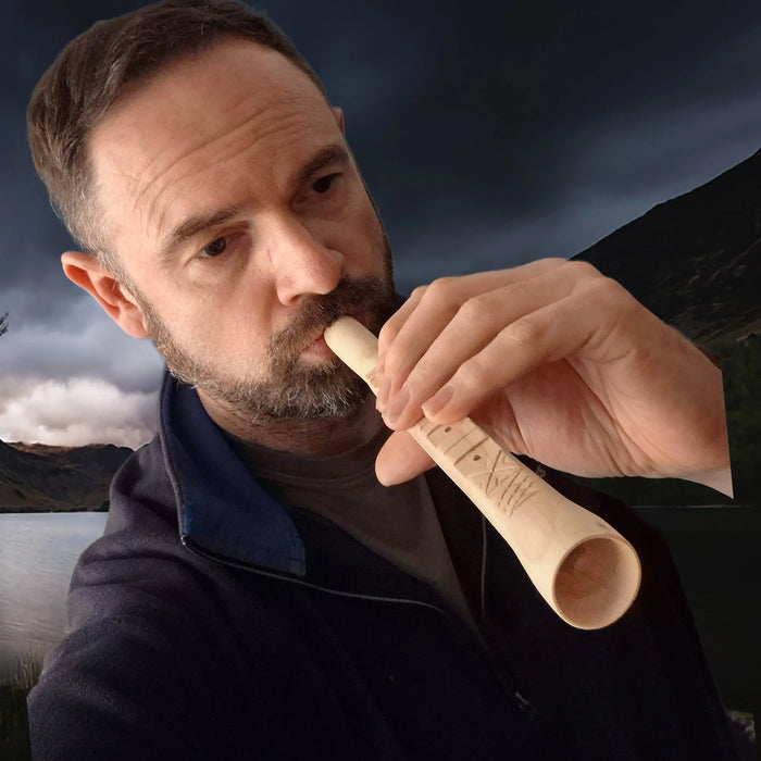 Handmade Viking Age Pipe Flute Replica from Hungate, York The Viking Dragon