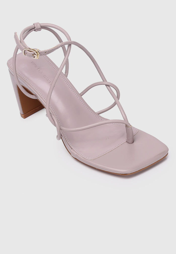 Hania Strappy Heels (Thistle)